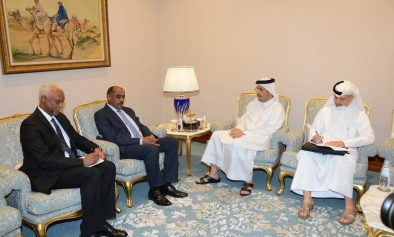 قطر تبحث مع السودان ومنظمة الفرنكوفونية المستجدات الدولية