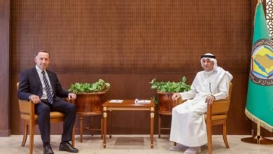 البديوي يؤكد دعم مجلس التعاون حل الأزمة الأوكرانية سلمياً