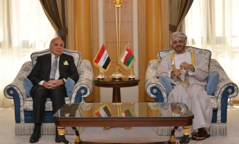 وزيرا خارجية عُمان والعراق يبحثان العلاقات وقضايا مشتركة