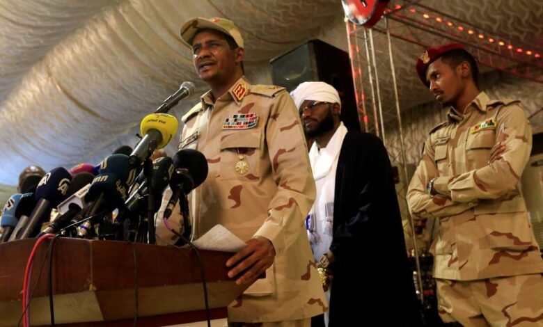 الدعم السريع يحمل الجيش مسؤولية تعليق محادثات جدة
