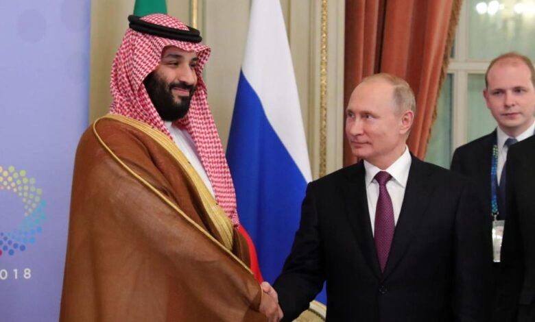 ولي العهد السعودي وبوتين يبحثان التعاون بمجال الطاقة