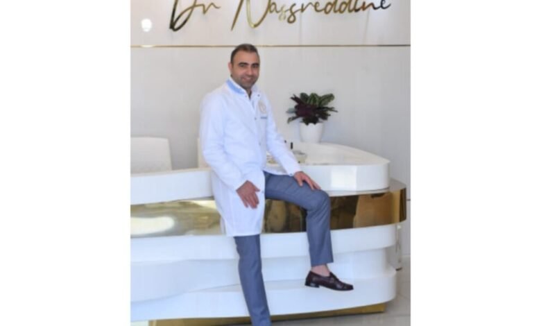Hassan Nassreddine الى جانب مرضى سرطان الثدي