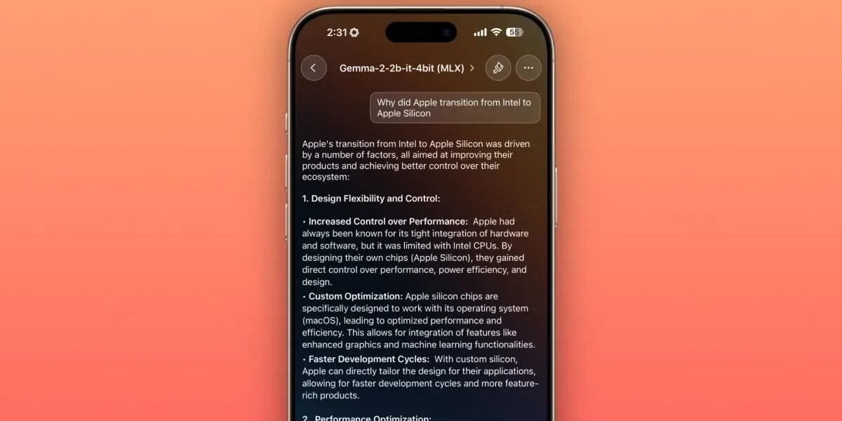 صورة مميزة: Indie App Spotlight يتيح لك AnywAIR اللعب مع نماذج الذكاء الاصطناعي المحلية على جهاز iPhone ال بك