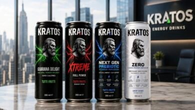 KRATOS Energy Drink أربعة مشروبات وظيفية أمريكية تصل قريباً إلى دبي