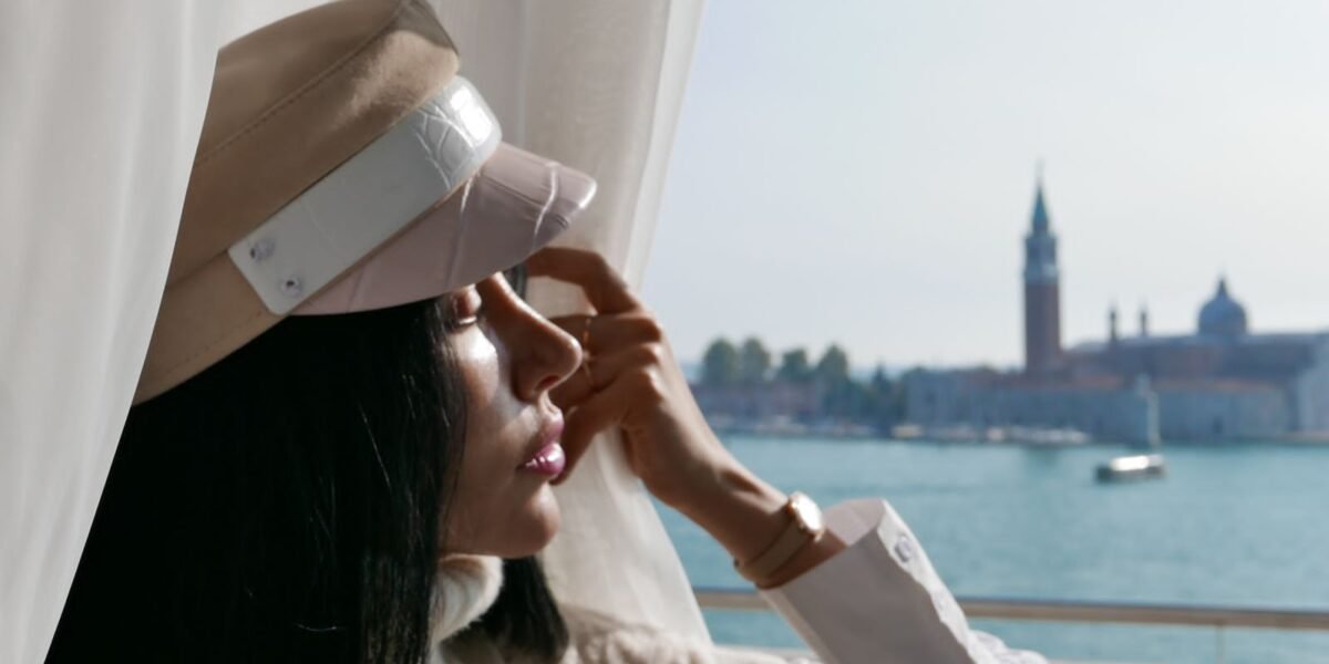 Supermodel Nesrin Sanad in Venice A New Beauty Center