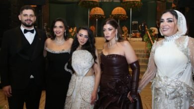 أغنية ة بأسماء داليا والعروسين تزين زفاف عبد الإله كارزون وحبيبة الخولي