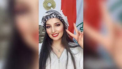 أنا فلسطينية وعندك الباقي تحلق باليدي سارة للأعالي .