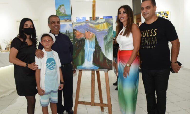 الطفل المبدع الرسام جون جاسوس يعرض لوحاته للمرة الاولى ويُذهل الحضور !