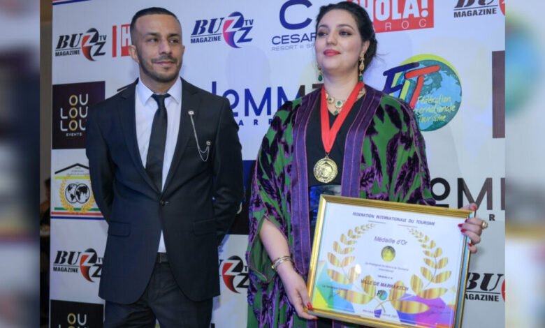 حفل الجوائز الذهبية لجمعية السياحة والفن الدولي بمراكش