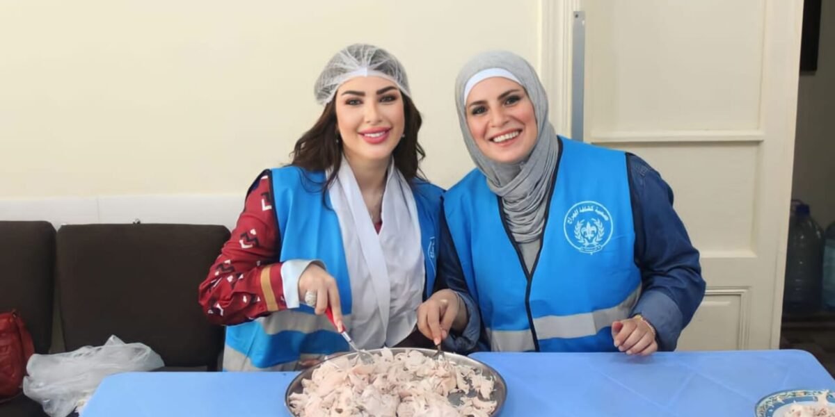 صورة مميزة: زينة سلامة في مشاركة ة ضمن مبادرة كشافة الجراح الخيرية