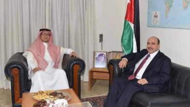 سفير خادم الحرمين الشريفين يلتقي سفير المملكة الأردنية