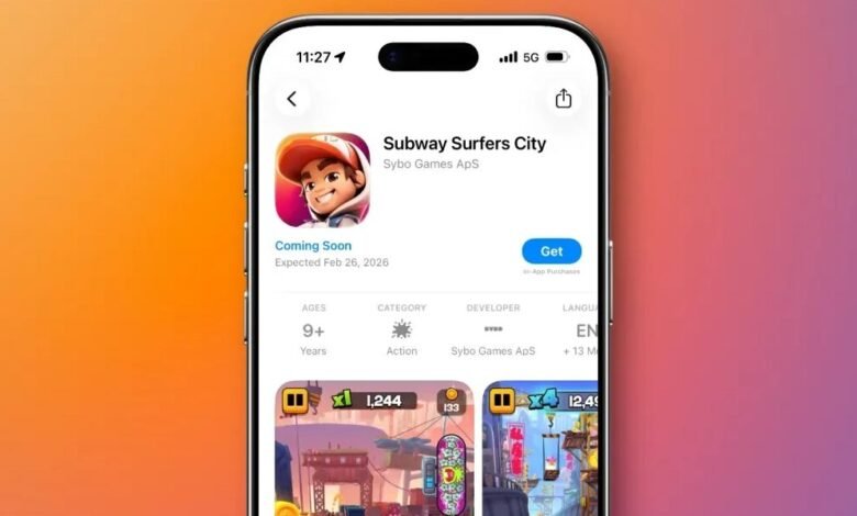 لعبة Subway Surfers City قادمة إلى نظام iOS الشهر المقبل التفاصيل هنا