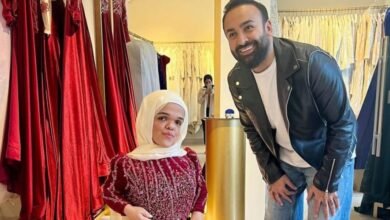 مروى زيتون في إطلالة من توقيع سفير الحجاب فضل جابر