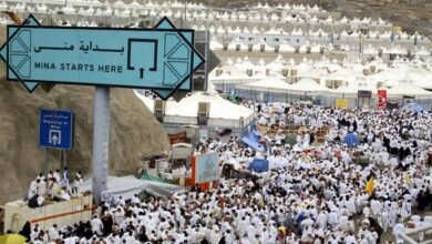 مشعر مِنى يستقبل حجاج بيت الله الحرام