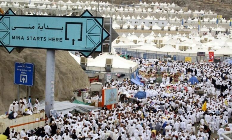 مشعر مِنى يستقبل حجاج بيت الله الحرام