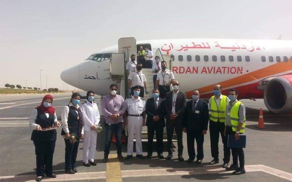 صورة مميزة: مطار أسيوط الدولي يستقبل أولى رحلات الاردنيه للطيران